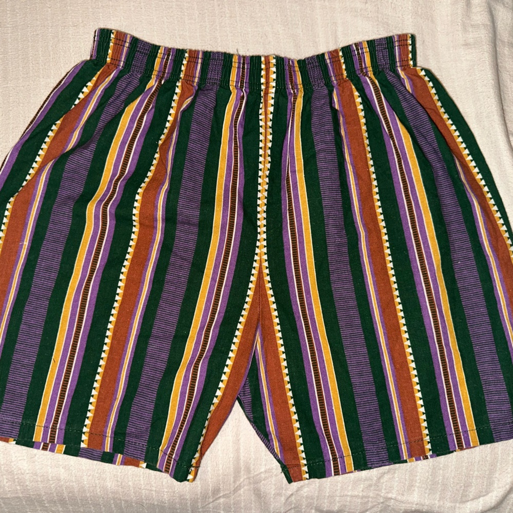 SOLD Athletic Works Multicolor Striped Shorts